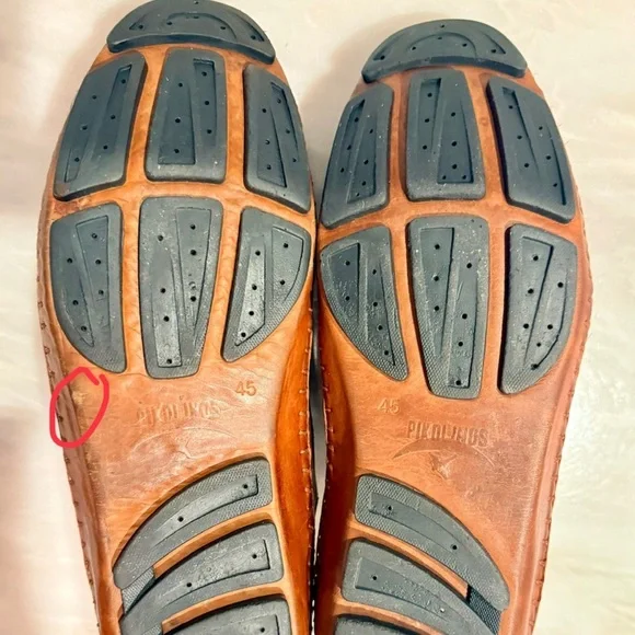 Pikolinos Brown Leather Driving Shoes 45 (US 11.5–12) Handmade Comfort Moccasins - Picture 16 of 16